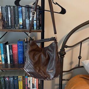 Wrangler Dark Brown Shoulder Bag